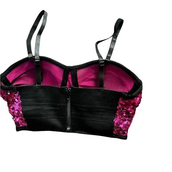 🌸Balera Sequins Women’s‎ Top Fuchsia Size PA(XS/0-2)🌸 - Picture 6 of 6